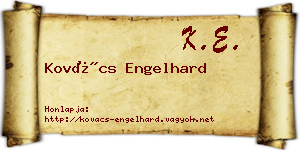 Kovács Engelhard névjegykártya